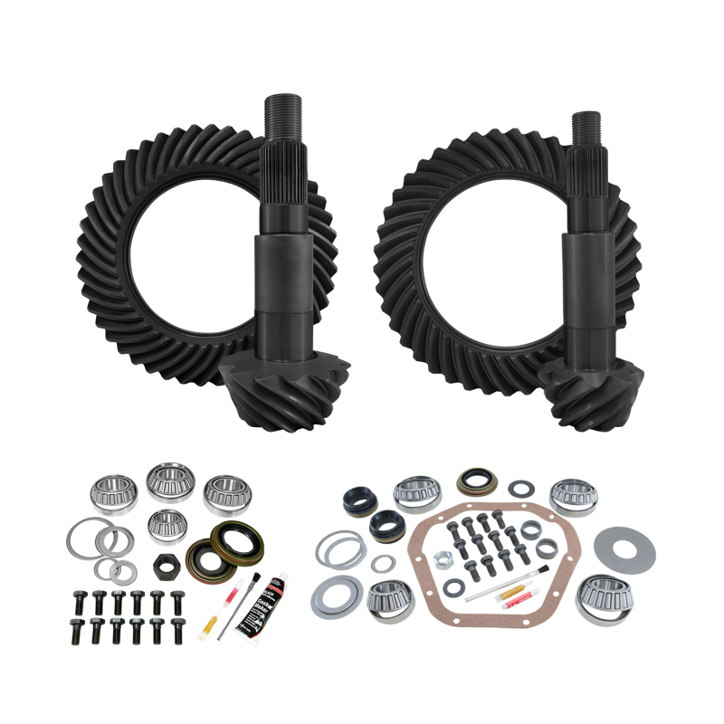 Ford F350 Differential Install Kit - Front + Rear - Yukon Gear & Axle - 4.11 Ratio - `99-`16 Ford F350 Differential Install Kit - Front + Rear - Yukon Gear & Axle - 4.11 Ratio - `99-`16